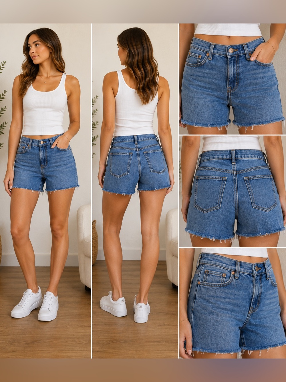 Old Navy Women's Blue Denim Shorts
